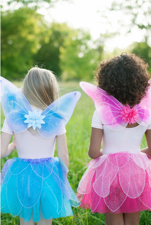 Fancy Flutter Skirt with Wings & Wand
