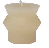 Unscented Totem Candle 3"x3"