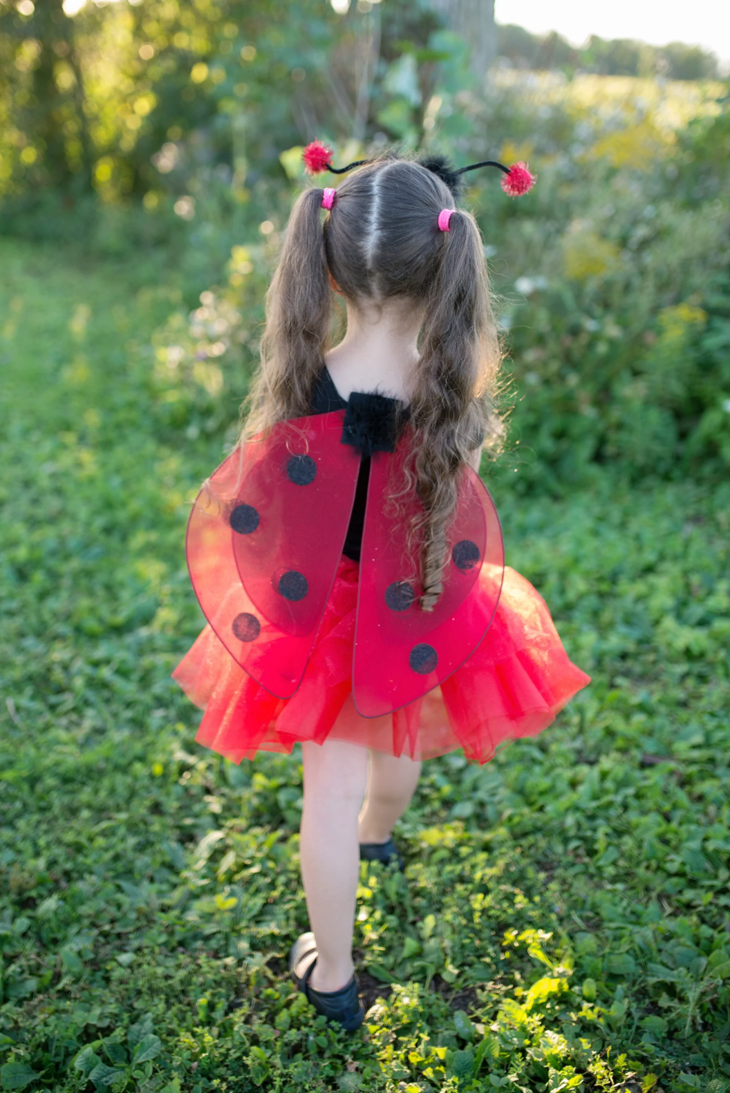 Glitter Ladybug Set, Size 4-6