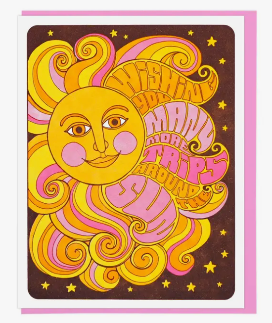 Many More Trips Around The Sun Birthday Cards