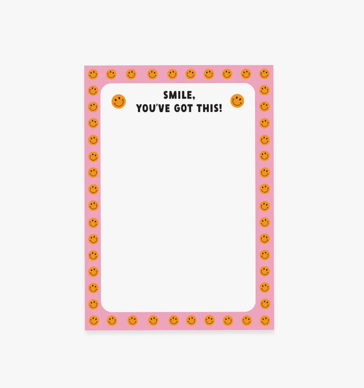 Smiley Face Notepad
