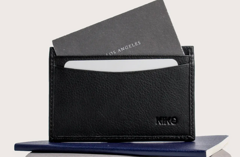 Brown Classic Card Case - Black