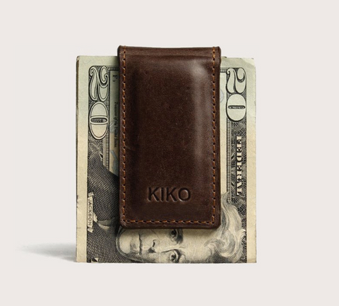 Brown Magnetic Money Clip