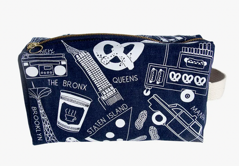 New York City Dopp Kit - Denim
