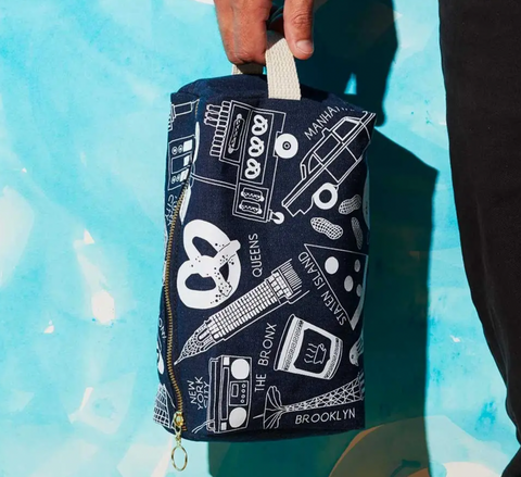 New York City Dopp Kit - Denim