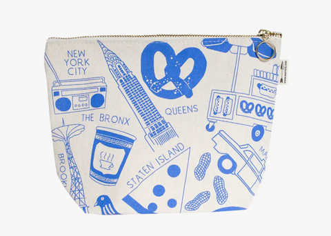 New York City Makeup Pouch - Natural