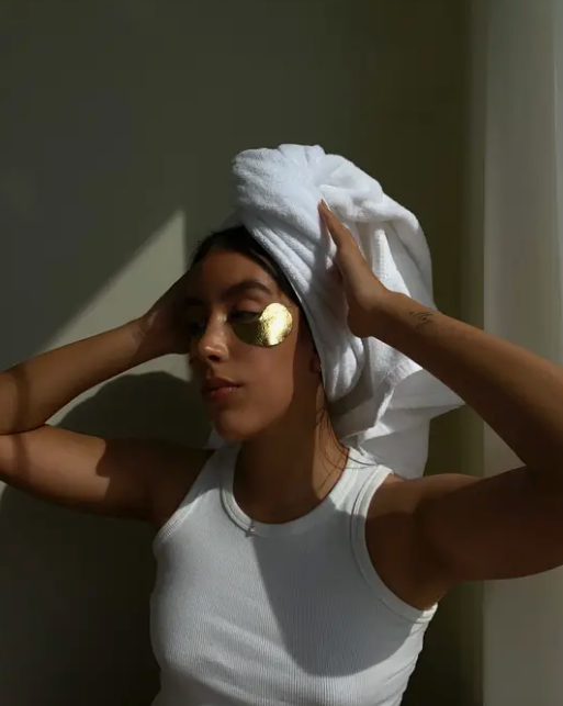24k Gold Foil Eye Mask