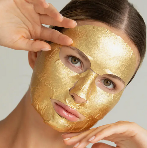 24k Gold Foil Premium Face Mask
