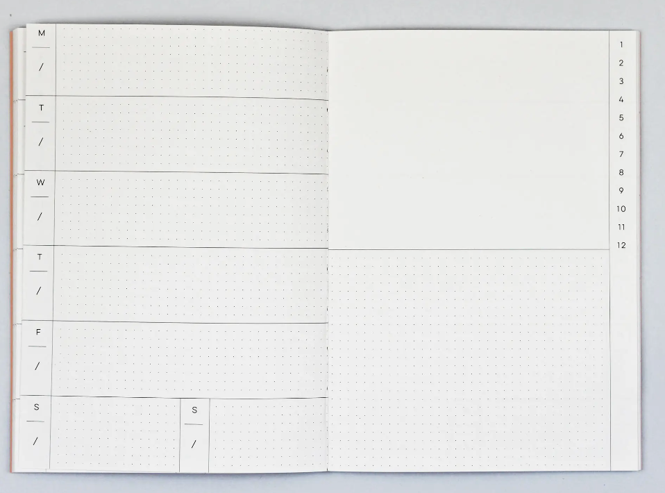 Bristol No. 2 Weekly Lay Flat Planner Book