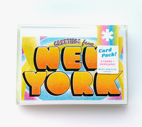 Greetings from New York (boxed set of 6)