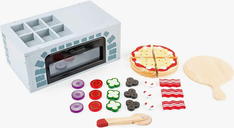 Wooden Pizza Oven Playset