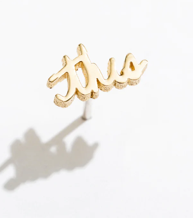 This Stud Single Earring