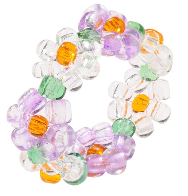 Floral Beaded Rings