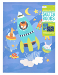 Space Critters Doodle Pad Duo Sketchbook (Set of 2)