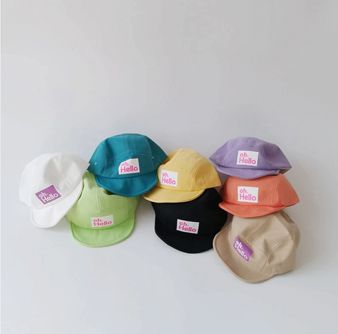 Pastel Hello Hat