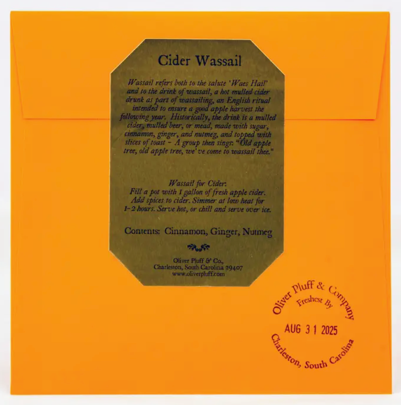 Cider Spices Wassail - 1 Gallon Package