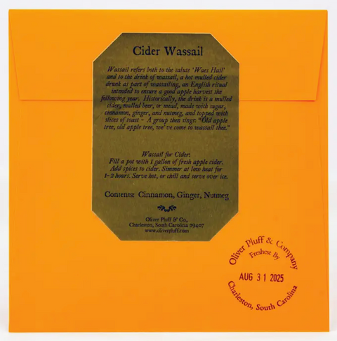 Cider Spices Wassail - 1 Gallon Package