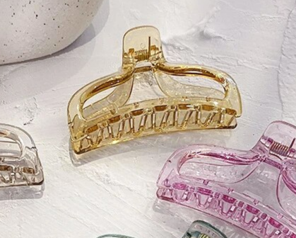 Transparent Claw Clip- Neutral