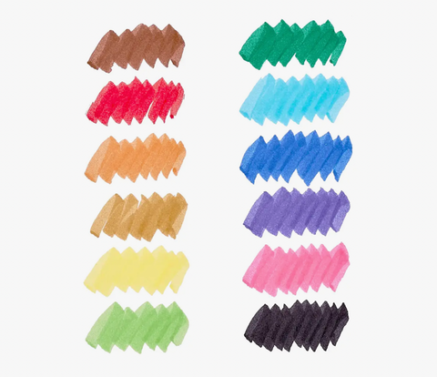 Yummy Yummy Scented Markers - Set of 12