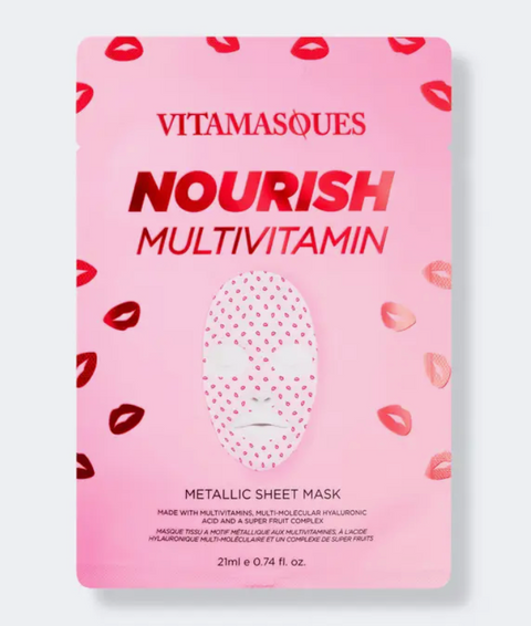 Nourish Multivitamin Metallic Face Sheet Mask
