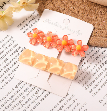 Floral Barrettes