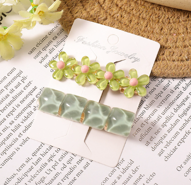 Floral Barrettes