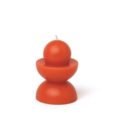 Orange Gizmo Totem Candle