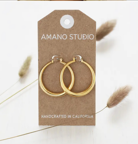 Large Maria Hoops