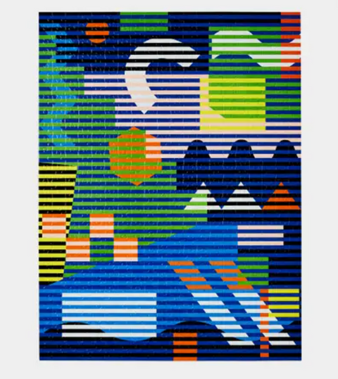 Dusen Dusen Pattern Puzzle 500 piece - Lenticular