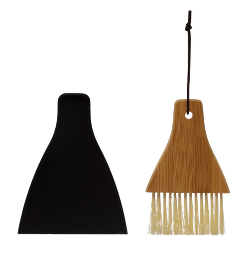 Broom and Standing Dust Pan