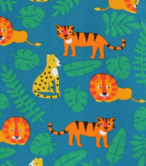 Organic Wild Cats Print Muslin Swaddle 2-Pack