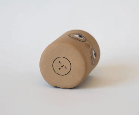 Four-Eyes Mini Planter - Moroccan Sand Clay
