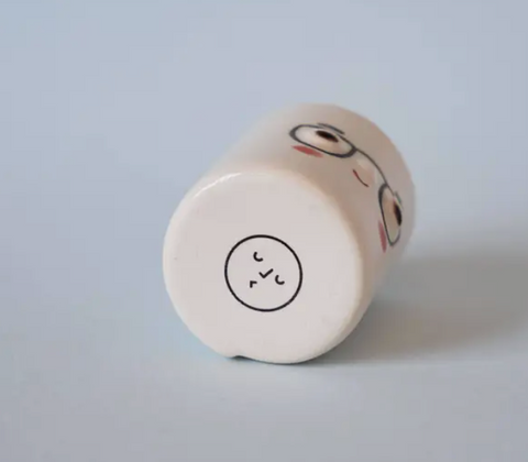 Four-Eyes Mini Planter - Porcelain