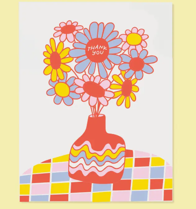 Thank You Vase Card