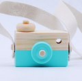 Colored Toy Wooden Camera