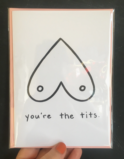 You're the Tits Card