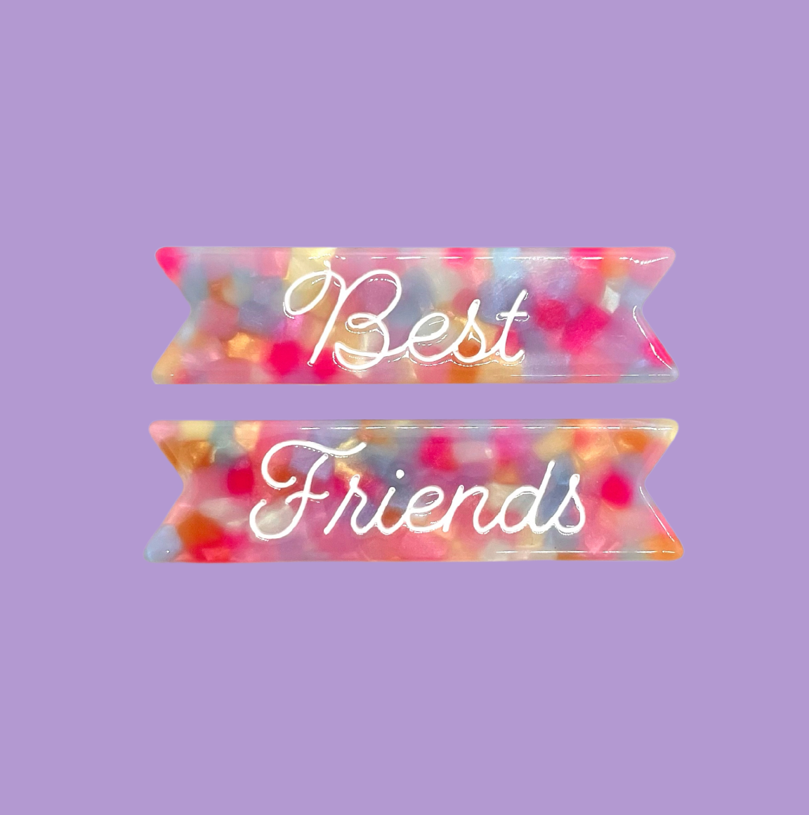 Best Friends Hair Clips Set