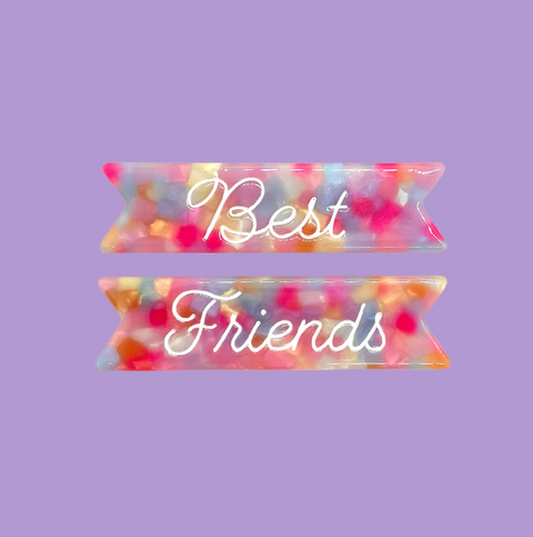 Best Friends Hair Clips Set