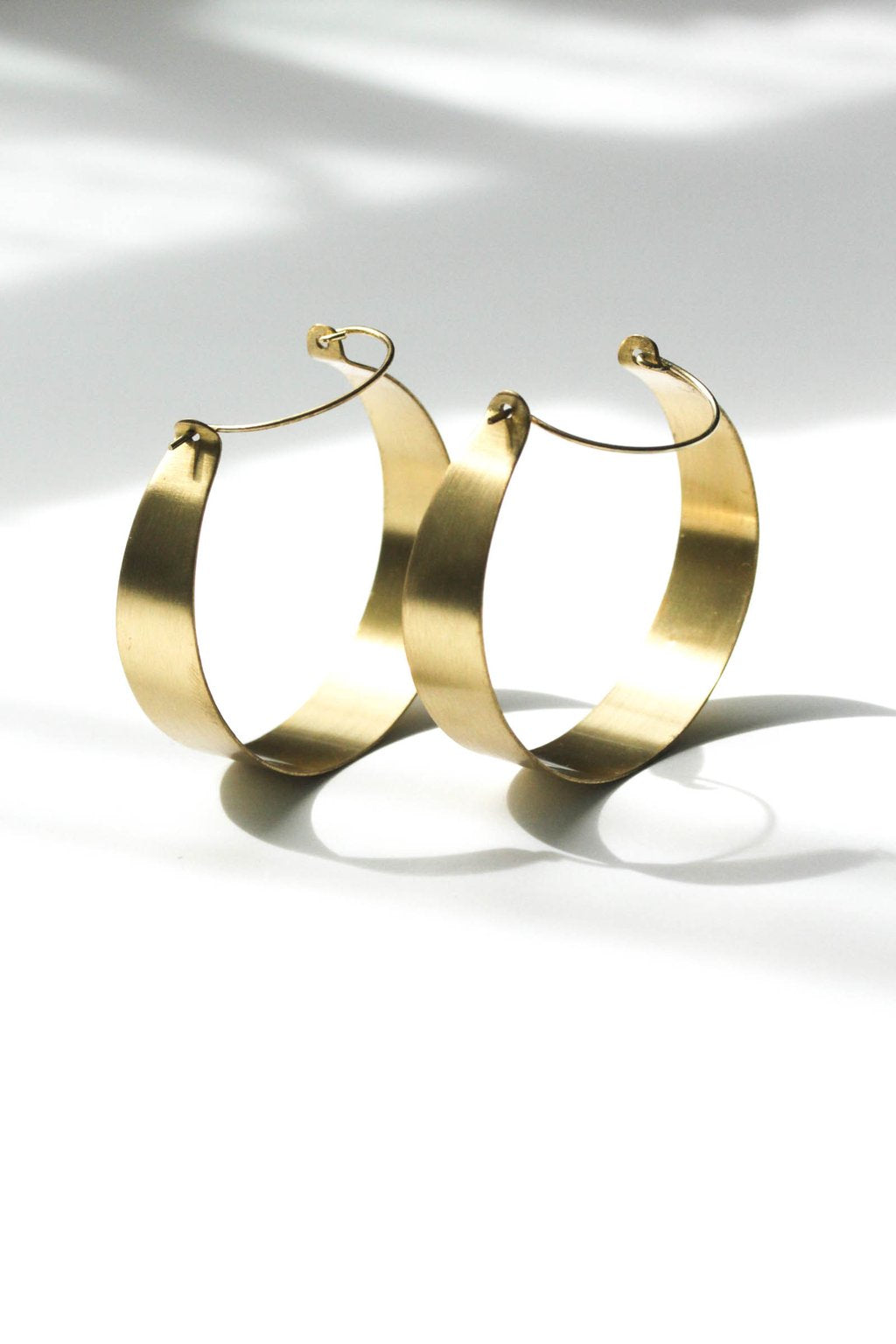 Brassy Statement Earrings