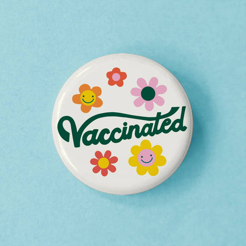 Vaccinated Button