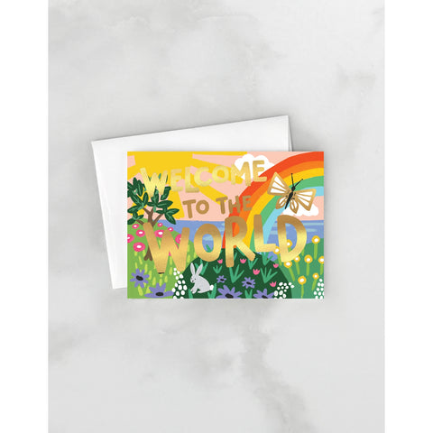 Welcome To The World Card
