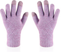 Knit Acrylic Touchscreen Gloves