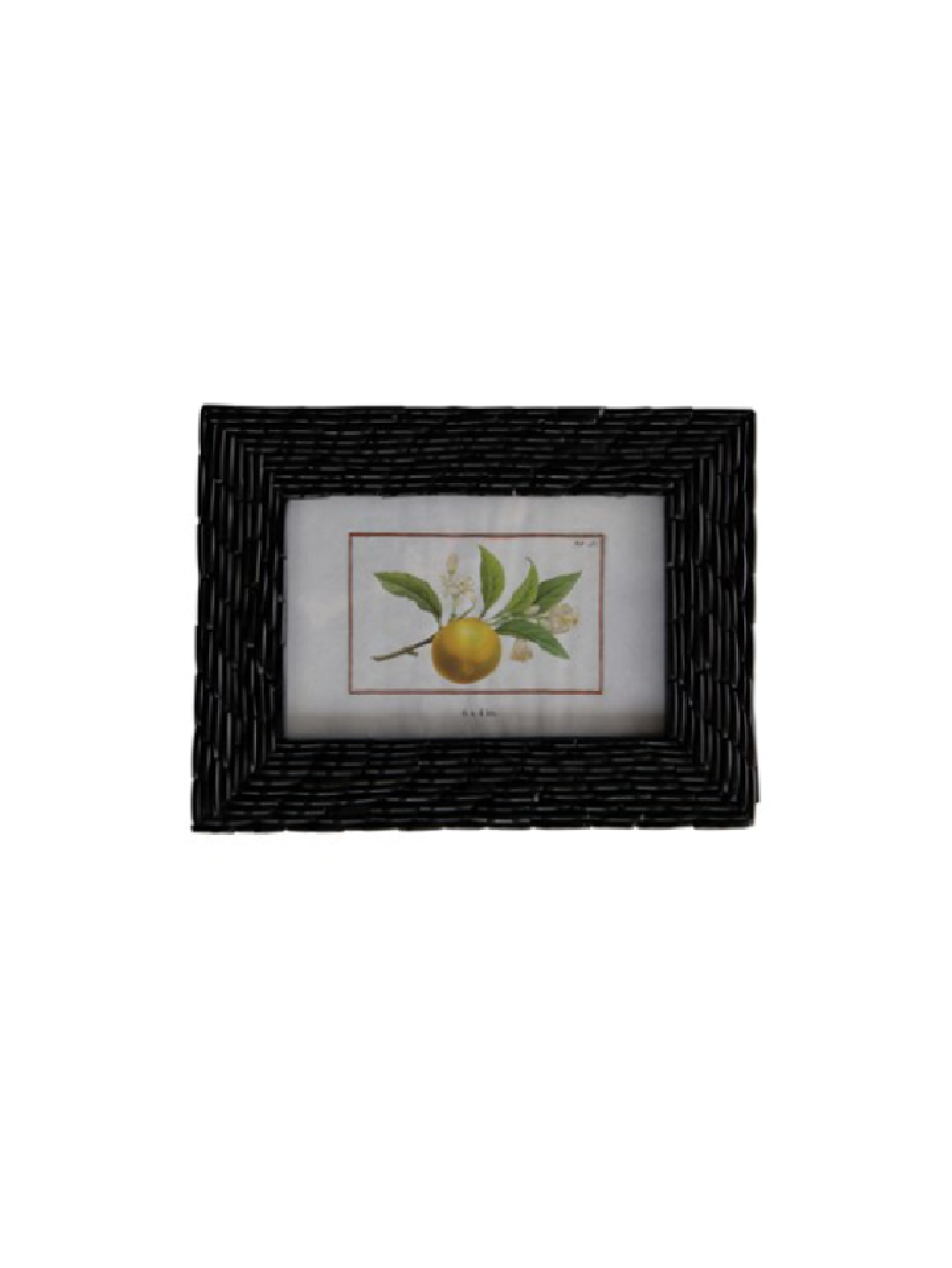 Glass Bangle Photo Frame 4"x6" - Black