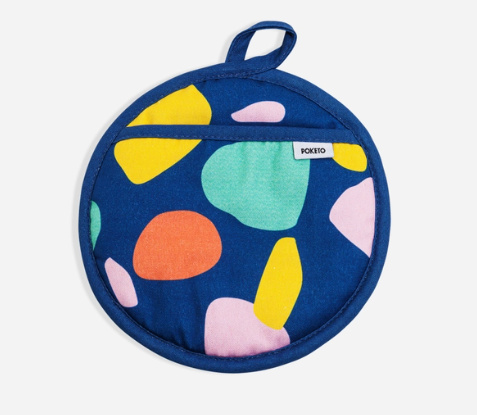 Potholder - Blue Terrazzo