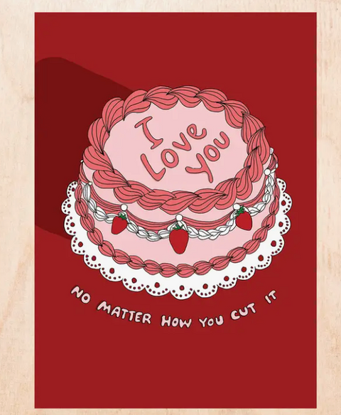 Love Cake Card