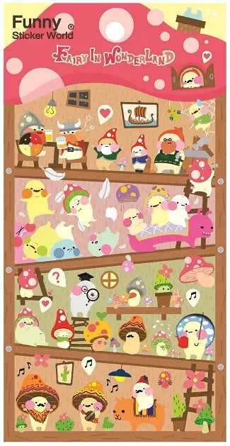 Fairy Wonderland Puffy Stickers