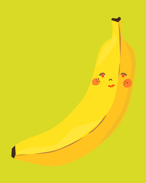 Banana Print 5x5