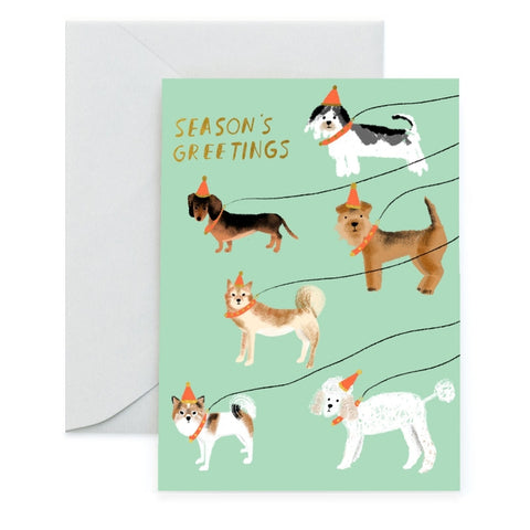 Out For A Winter Walk Holiday Card (Boxed Set of 8)