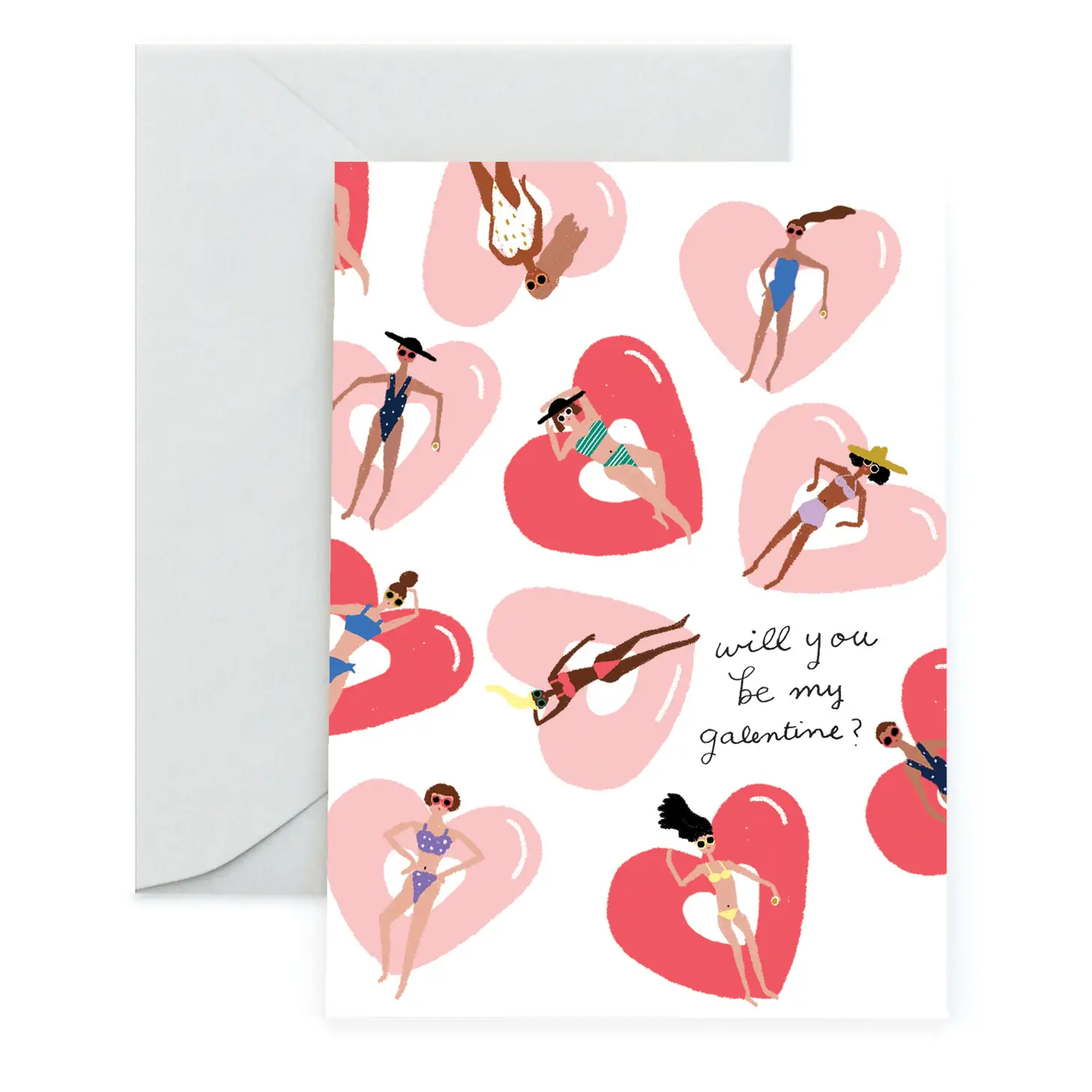 Floating Forever Valentine's Day Card