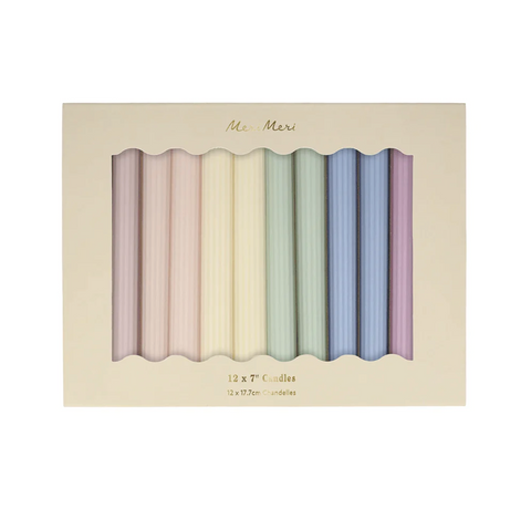 Pastel Table Candles